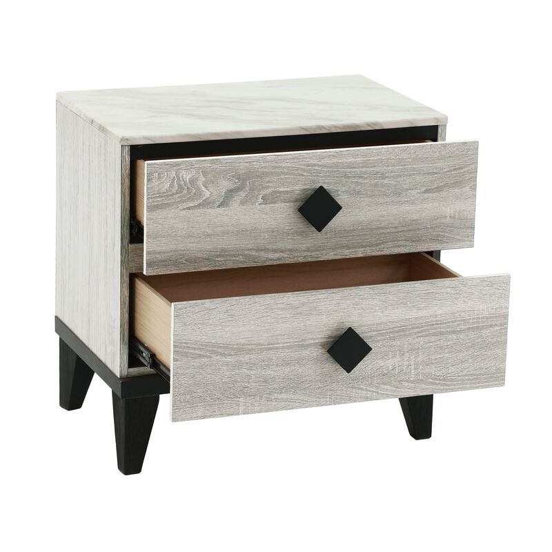 Streamdale Nightstand In Cream Oak (Rustic Accents)
