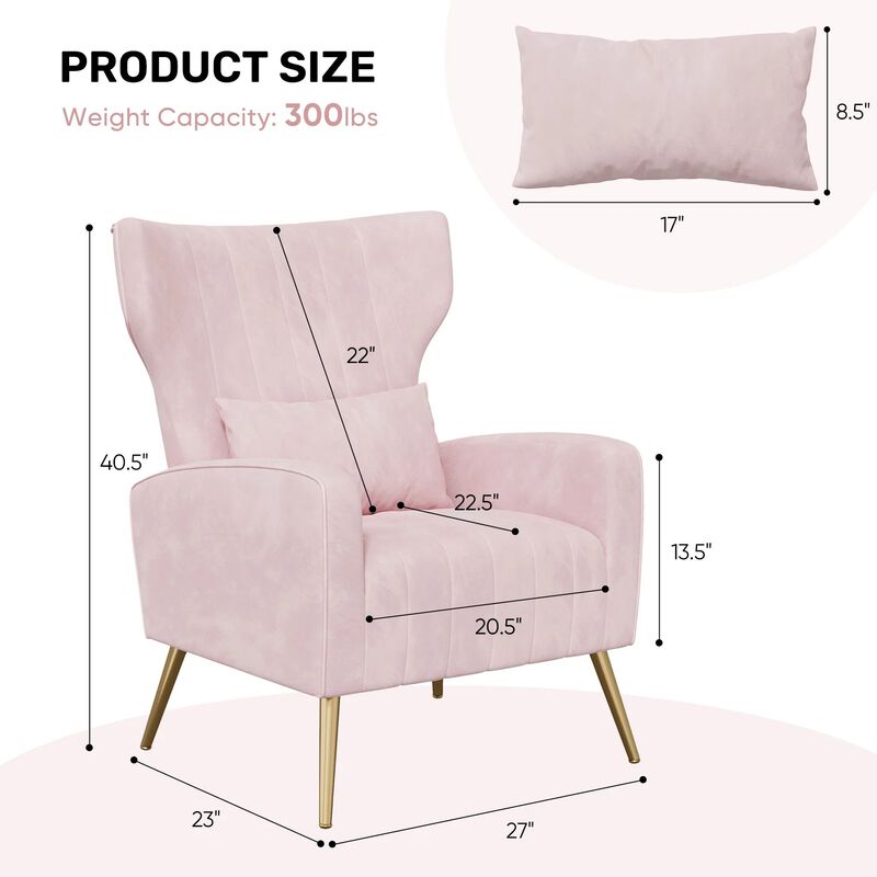 Modern Accent Chair Armchair for Living Room Bedroom Single Sofa Lounge Seating image number 6