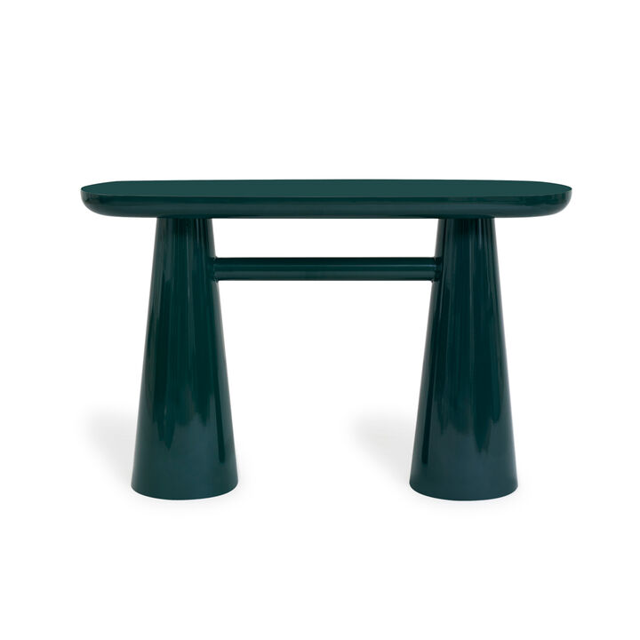 Baila Cream Gloss Lacquer Console Table