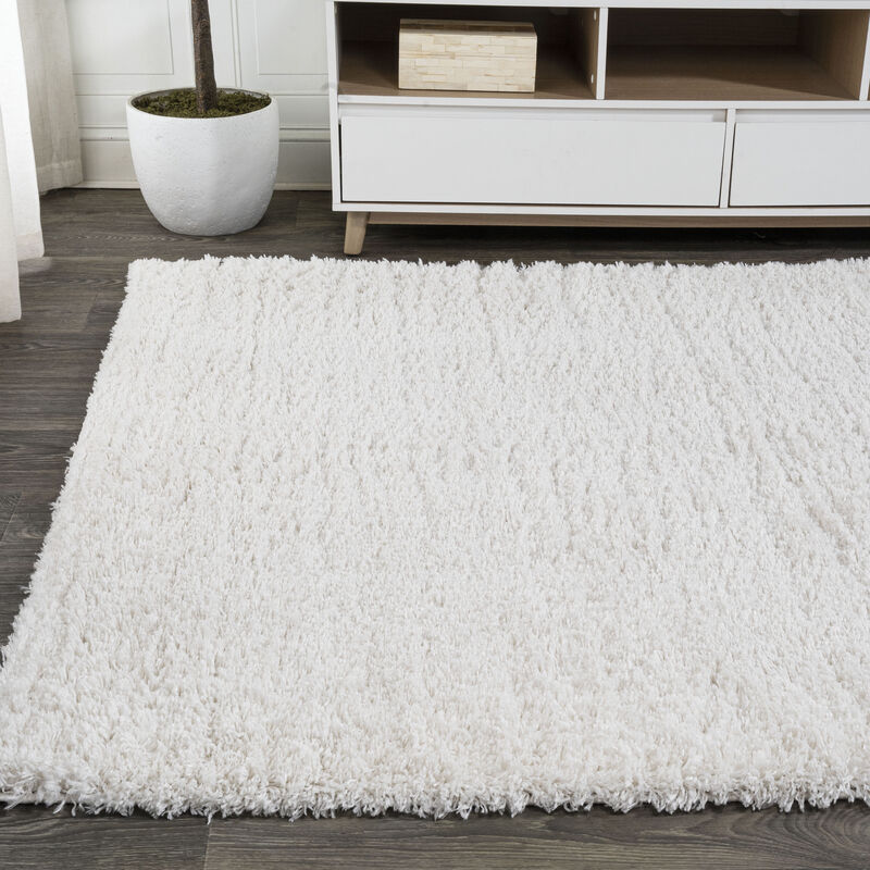 Groovy Solid Shag Area Rug image number 3