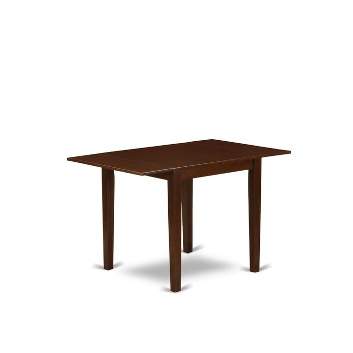 East West Furniture Dining Table Mahogany, NDT-MAH-T