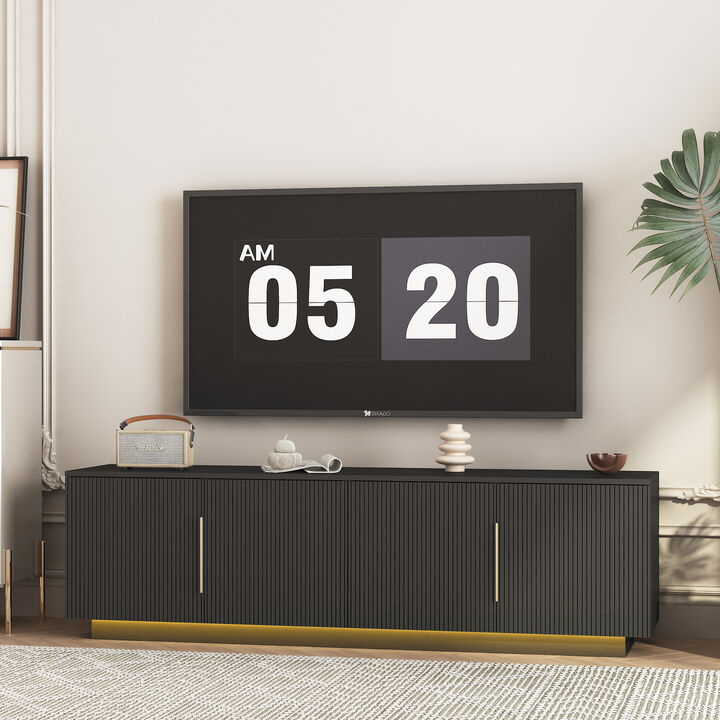 TATEUS 16 Color LEDs TV Stand