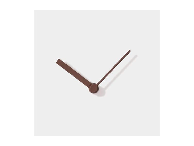 DIY Minute Hour Hands Parts Desk Wall Clock Brown Living Room Decor image number 0