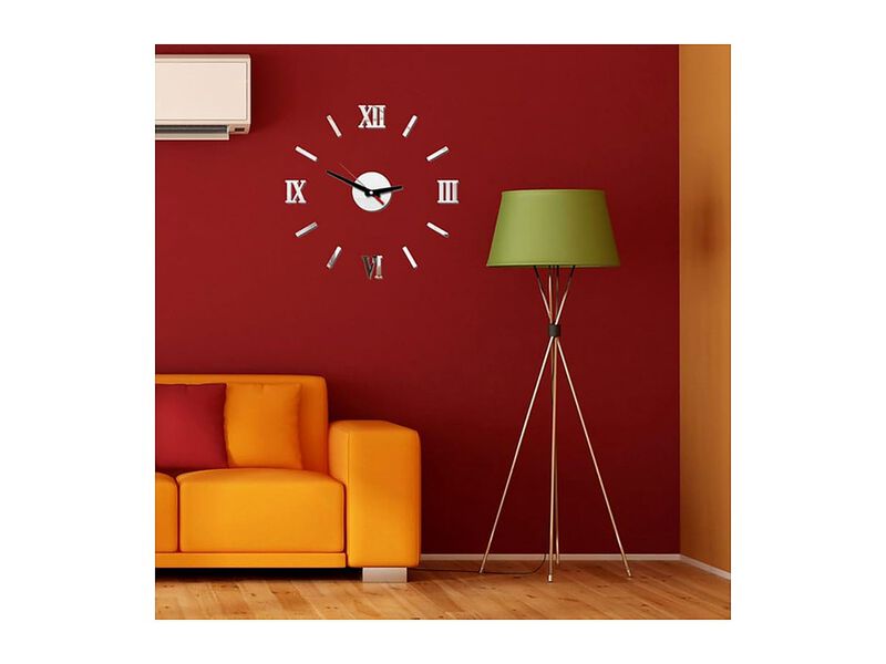 Frameless DIY Acrylic Sticker Wall Clock 74 Inch Silent Modern Living Room Decor image number 3
