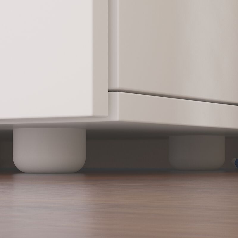 3-Drawer White Wood Chest of Drawers Bedside Table Storage Dresser Freestanding Cabinet 30.3 in. W x 32.3 in. H x 15.7 in. D