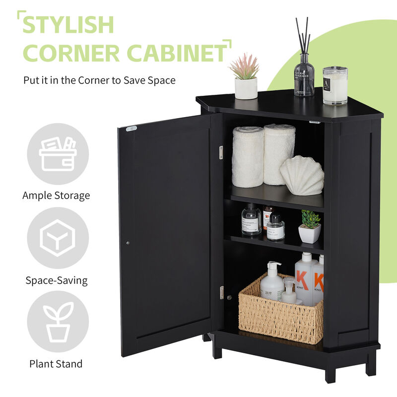 Merax Bathroom Triangle Corner Storage Cabinet