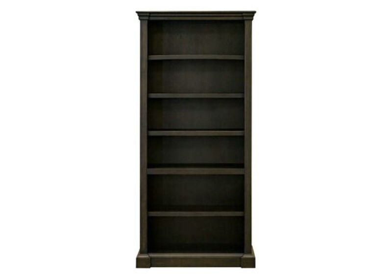 Traditional Wood Open Bookcase