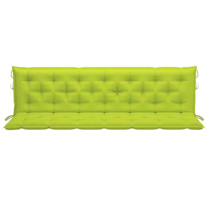 vidaXL Cushion for Swing Chair Bright Green 78.7" Fabric