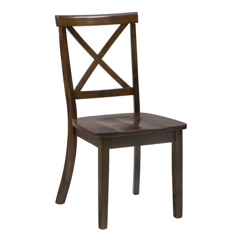 Jofran Richmond Cherry X Back Dining Chair (Set of 2)