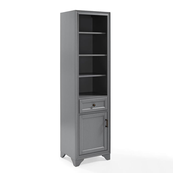 Crosley Furniture Tara Linen Cabinet Gray
