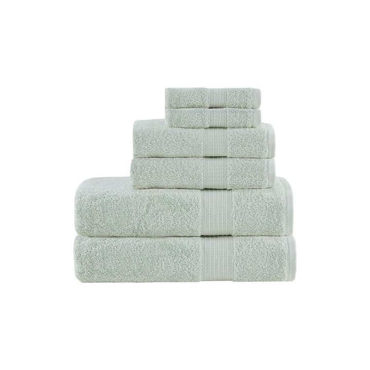 Belen Kox Organic Seafoam 6-Piece Towel Set, Belen Kox