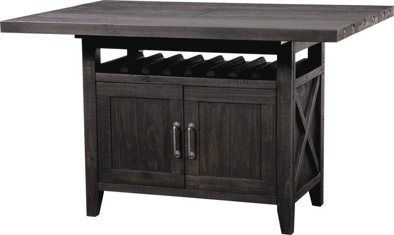 Yosemite Counter Height Rectangular Extension Table in Cafe