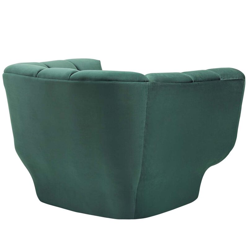 Entertain Vertical Channel Tufted Performance Velvet Armchair Set of 2 image number 4