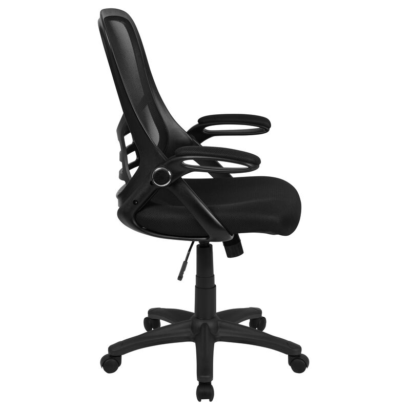 Porter High Back   Mesh Ergonomic Swivel Office Chair with Frame and Flip-up Arms image number 7