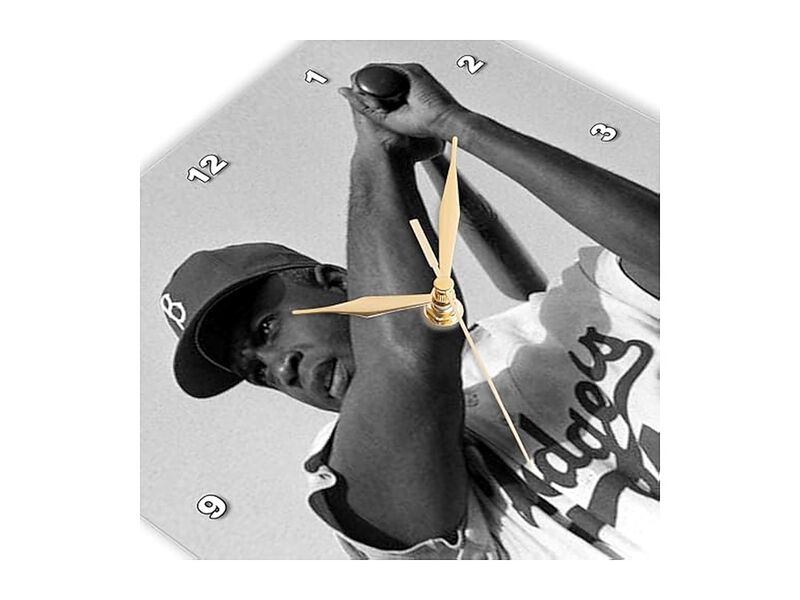 Jackie Brooklyn Dodgers Wall Clock 15 Inch Home Decor image number 3