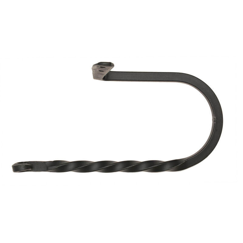 Hand Forged Wrought Iron Wall Mounted Toilet Paper Holder Primitive Decor image number 2