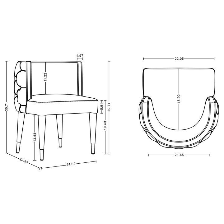 Maya Gray Dining Chair