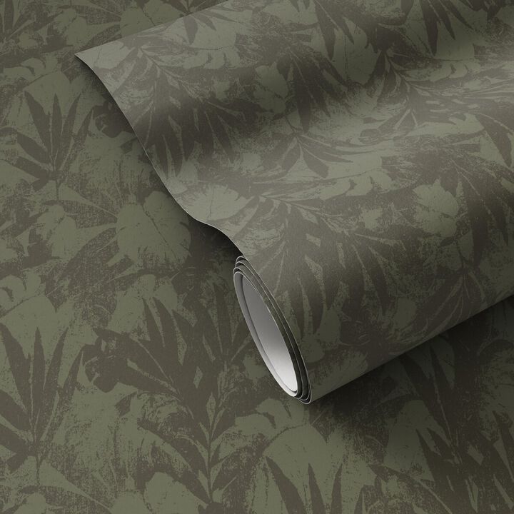 Tropic Paradise Wallpaper by Getty Images - Tropic Paradise Olive Night II