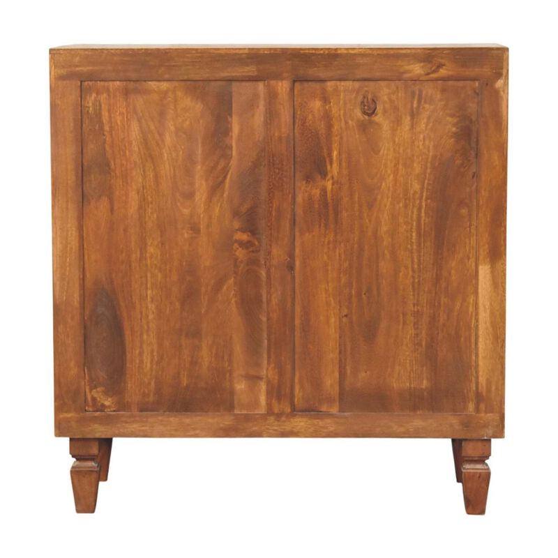 Artisan Furniture Solid Wood Cadiz Carved Chest, Brown image number 8