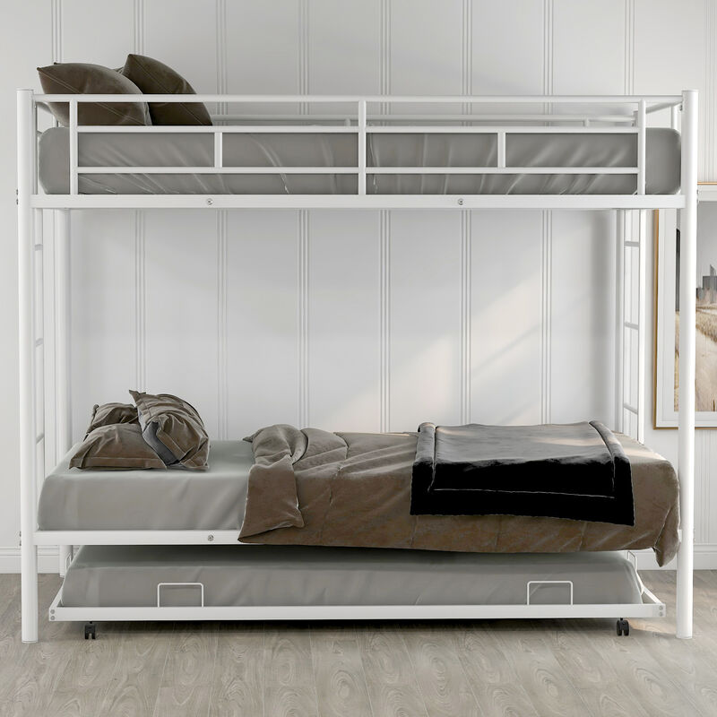 Merax Twin over Twin Bunk Bed with Trundle