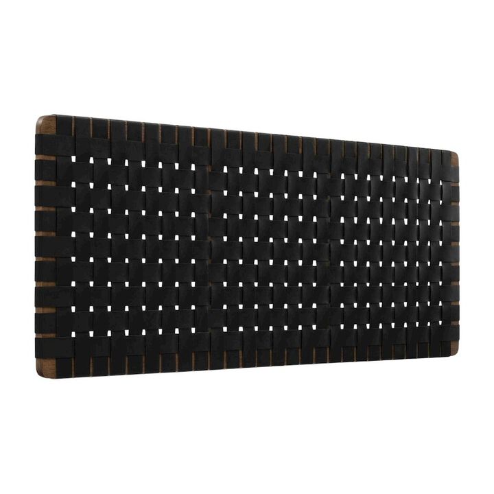 Vegan Leather Queen Headboard Wall-Mount Design with DurableTexture