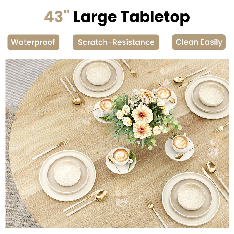 43" Round Dining Table for Dining Room image number 4