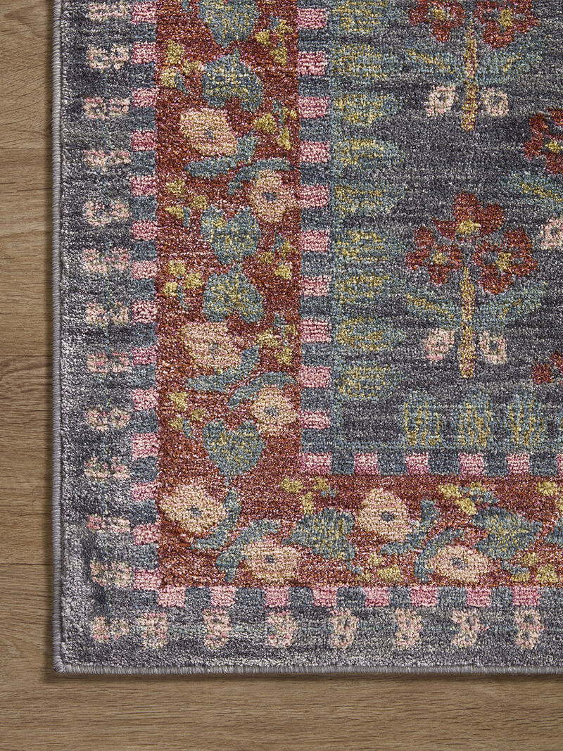 Fiore FIO02 Navy 6'3" x 9' Rug