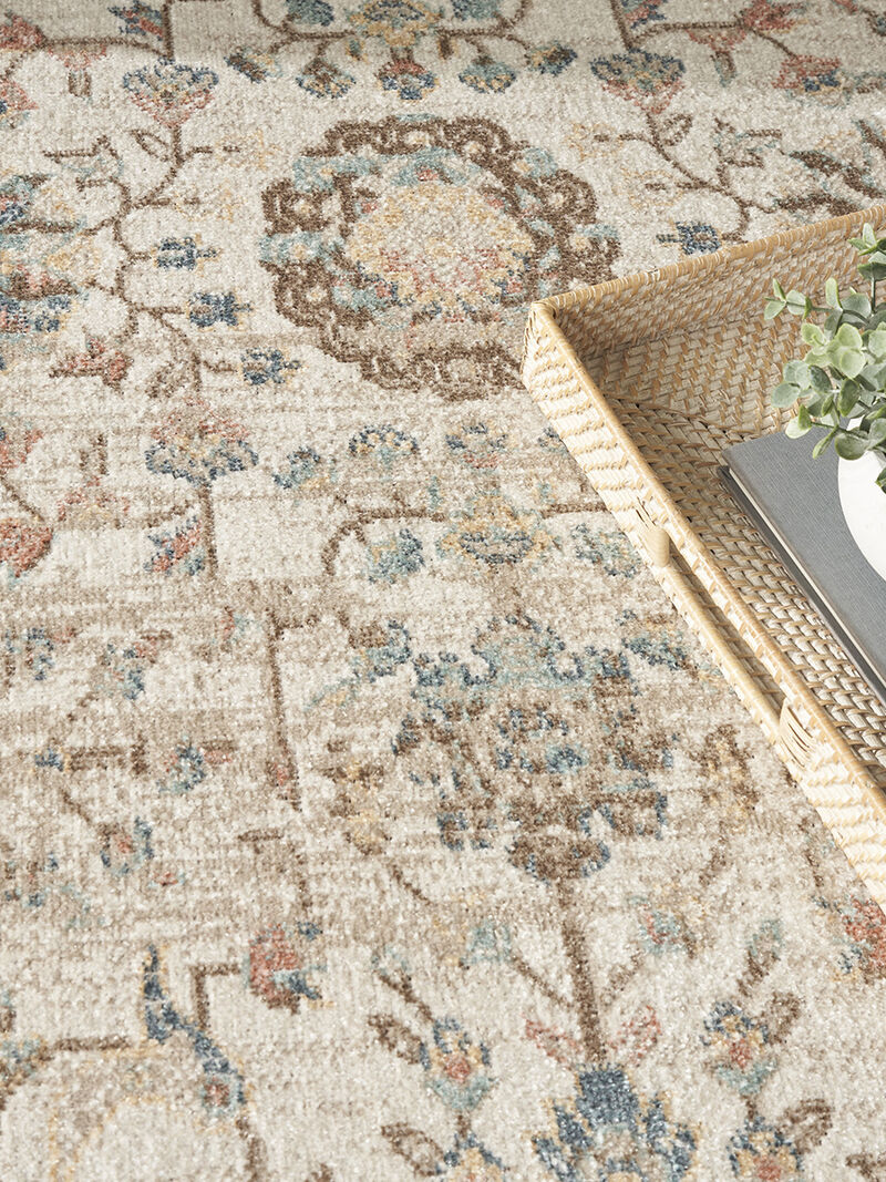 Washable Decor WSD14 Beige 5'3" x 7' Rug