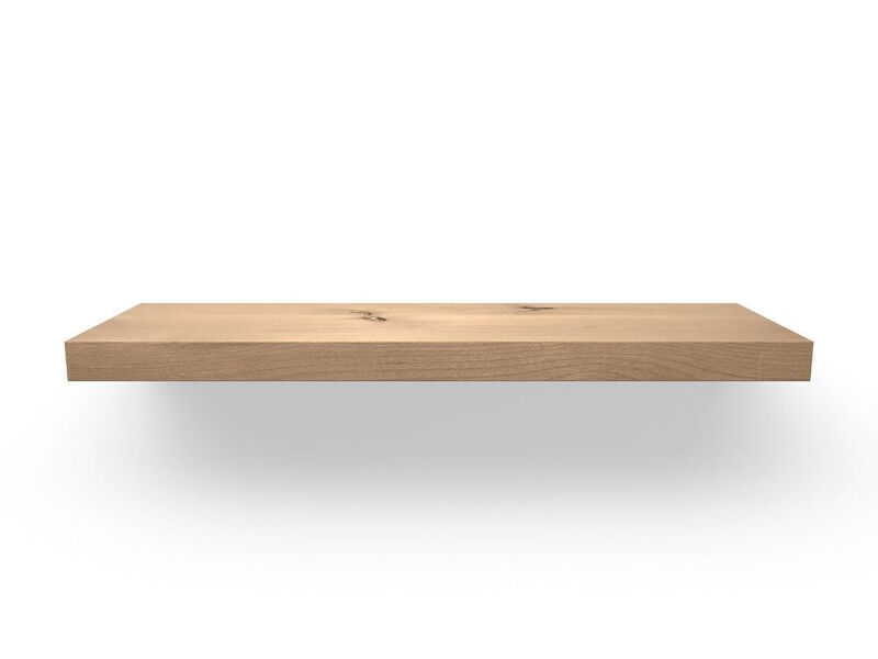 Rustic Alder Floating Shelf image number 3
