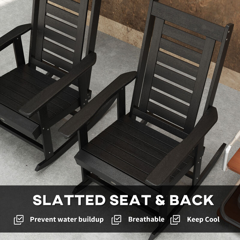 Hivvago 2-Piece Garden Rocking Chair Set image number 6