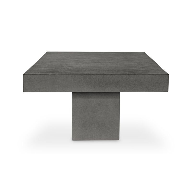 Moe’s Maxima Outdoor Coffee Table Dark Grey