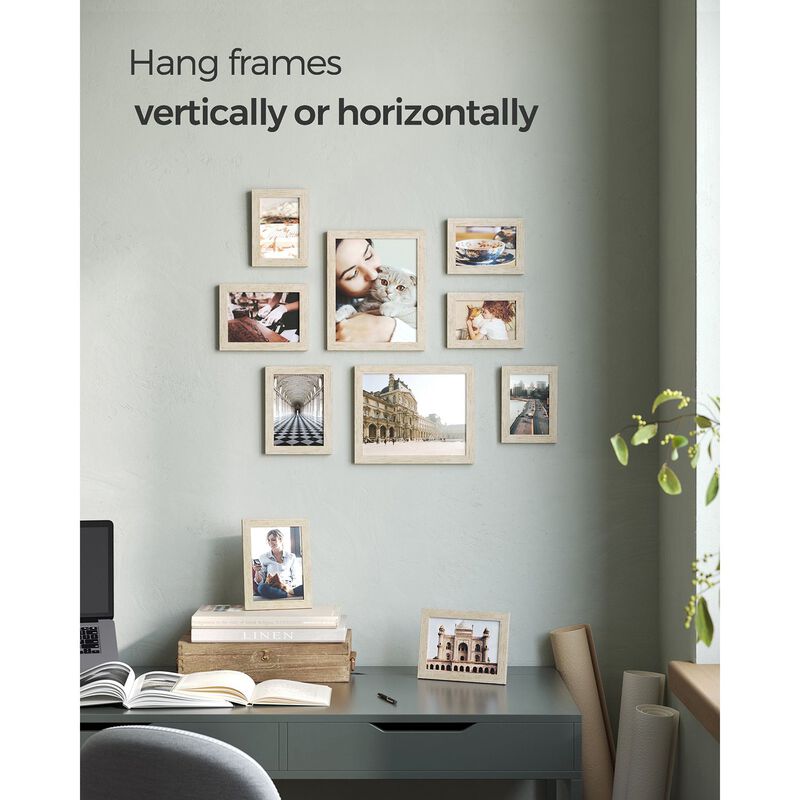 Set of 10 Collage Picture Frames for Wall Photo Display Decor image number 4