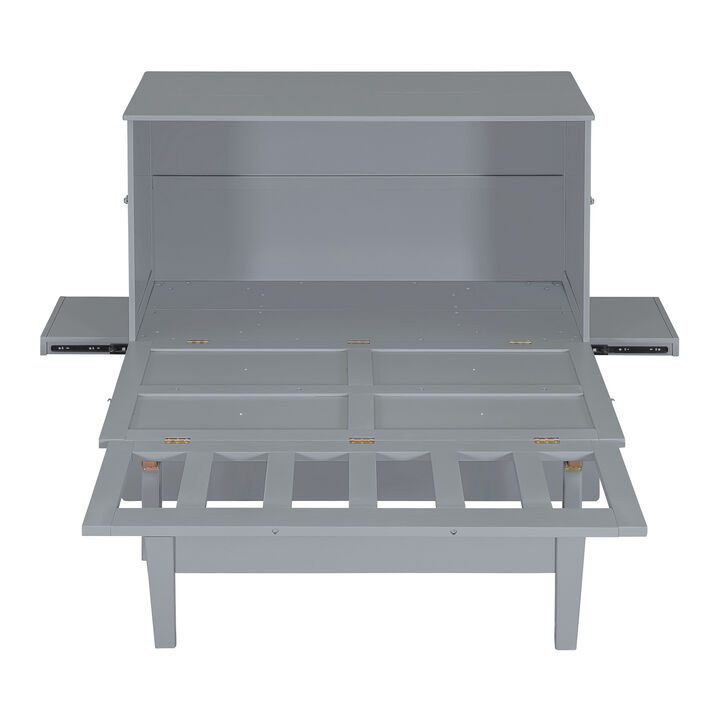 Merax Murphy Bed with Removable Shelves