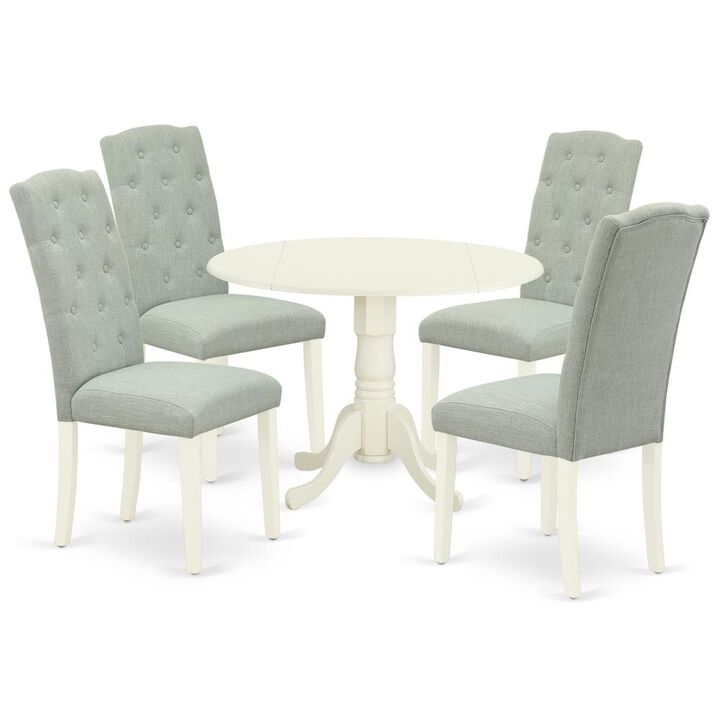 Dining Room Set Linen White