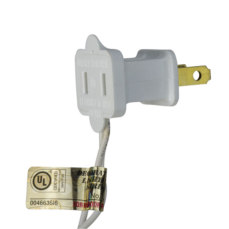 50ct Blue LED Wide Angle Christmas Lights  16.25ft White Wire image number 3