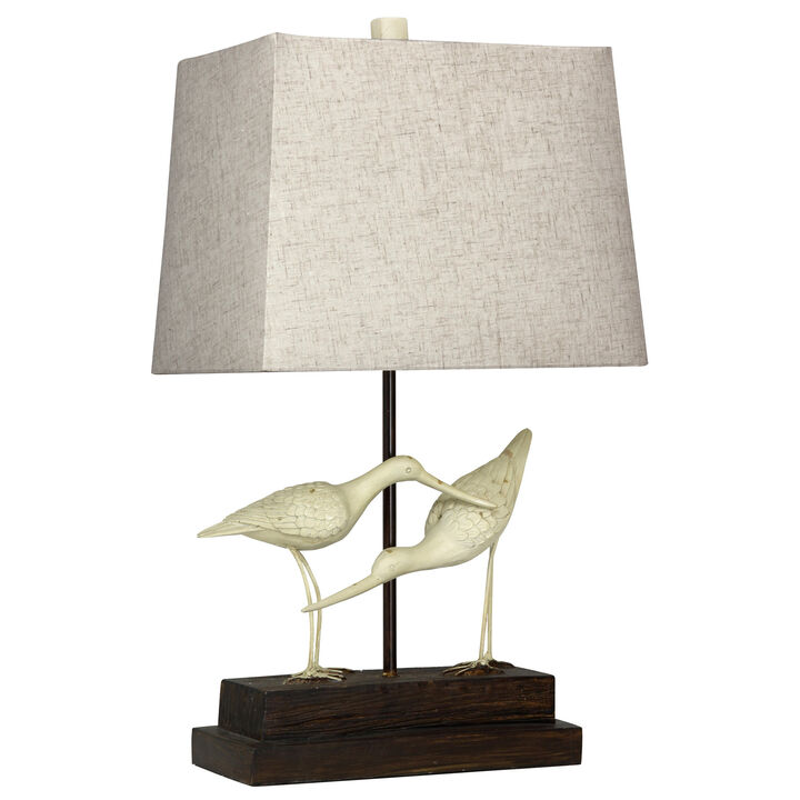 Sandpipers On Sand Table Lamp (Set of 2)