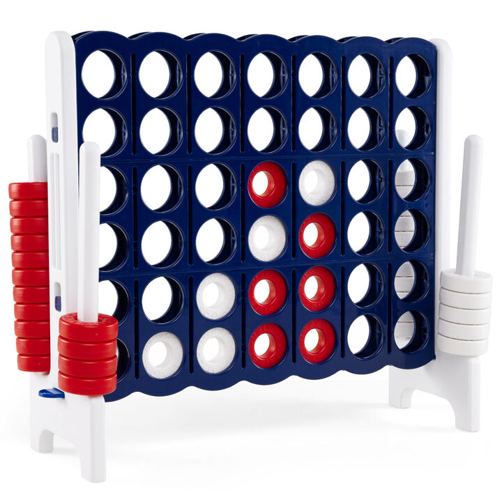 Oversized 4 to Score Game Set for Kids and Adults for Outdoor Play