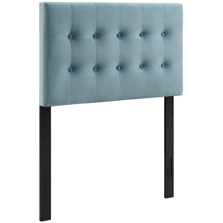Modway - Emily Twin Biscuit Tufted Performance Velvet Headboard