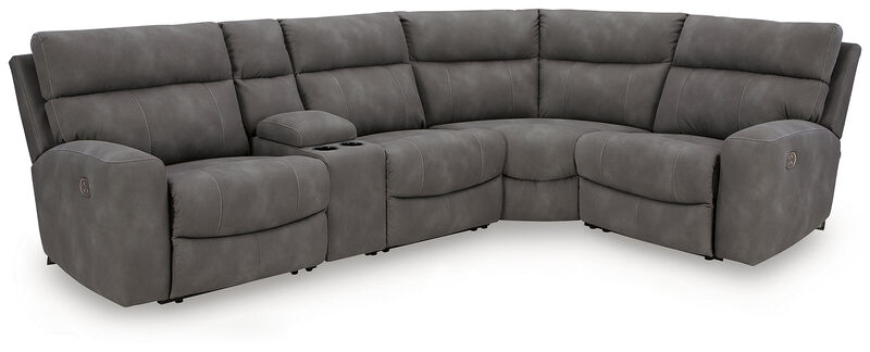 Next-Gen DuraPella 5PC Power Reclining Sectional image number 1
