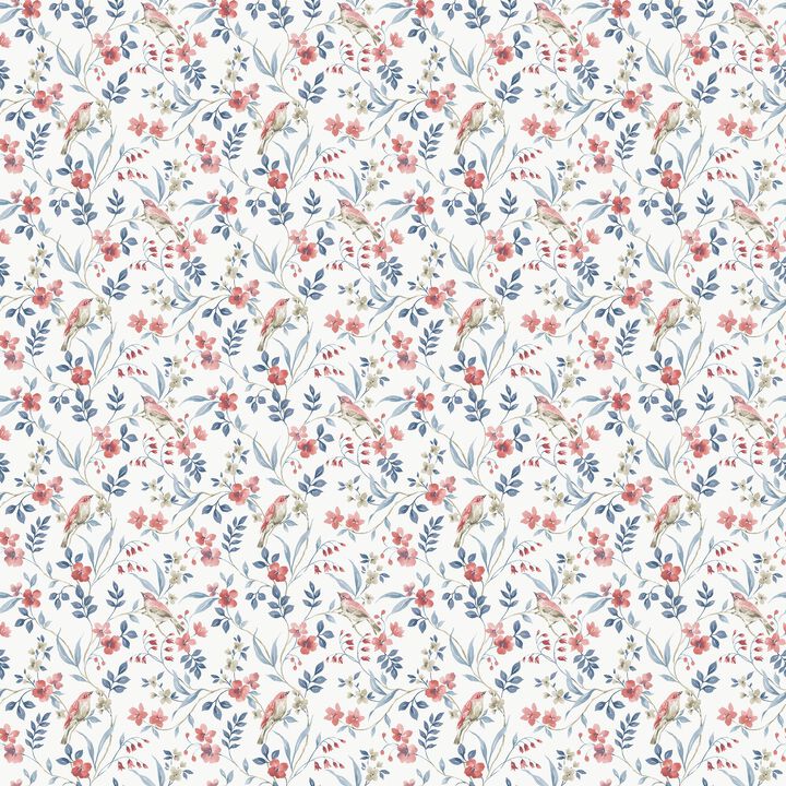 Miniatures 3 Garden Bird Blue Wallpaper G68715