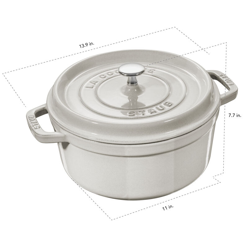 Staub Cast Iron 7-qt Round Cocotte