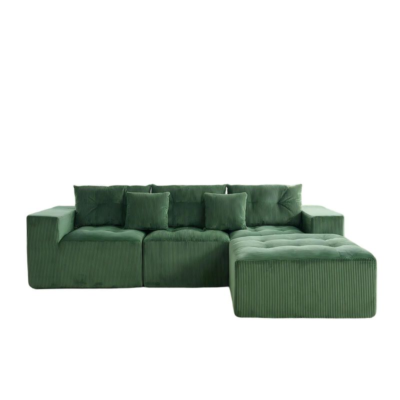 Frif L-Shaped Modular Compression Sofa image number 0