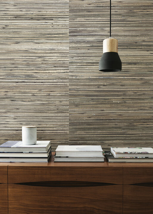 Surin Metallic Grasscloth Wallpaper