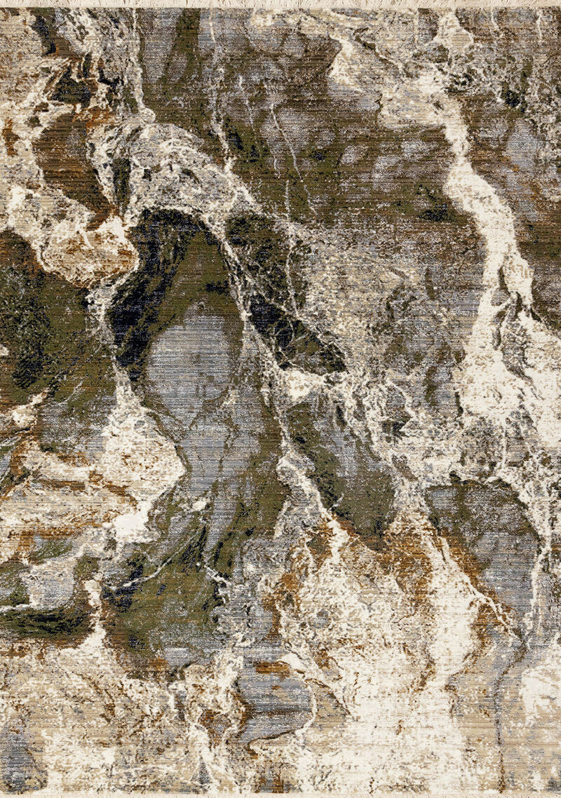 HomeRoots Abstract Area Rug image number 0