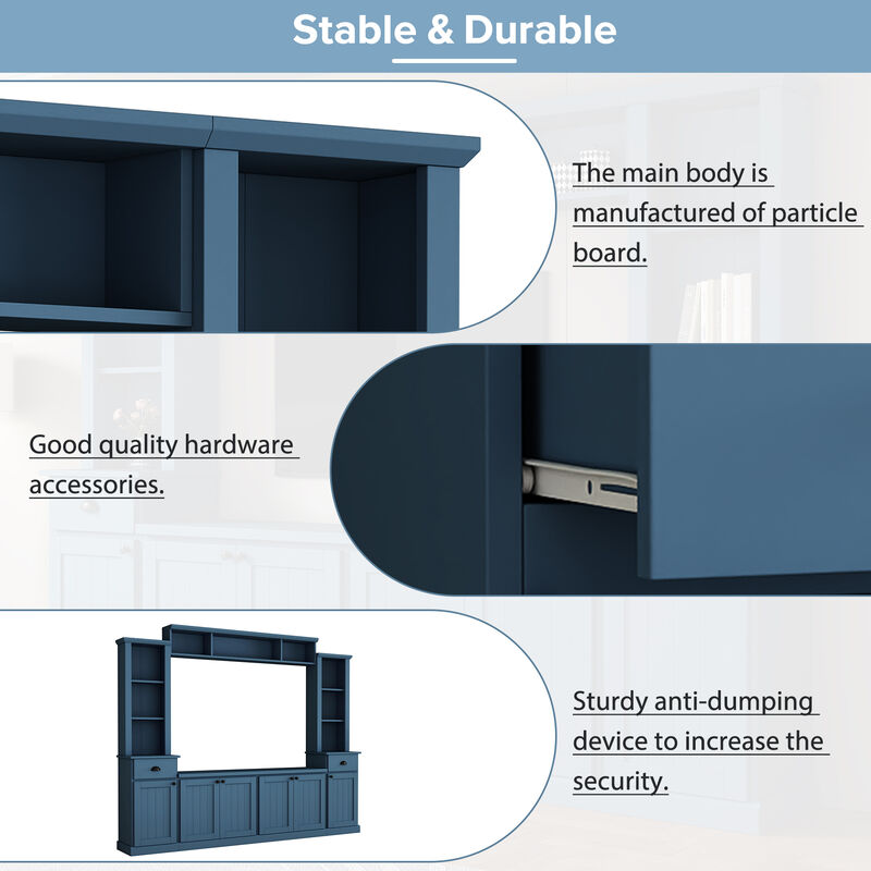 Jitfid  Ample Storage Space TV Stand image number 4