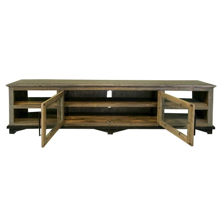 Crafters and Weavers Greenview Loft Solid Wood TV Stand - 93