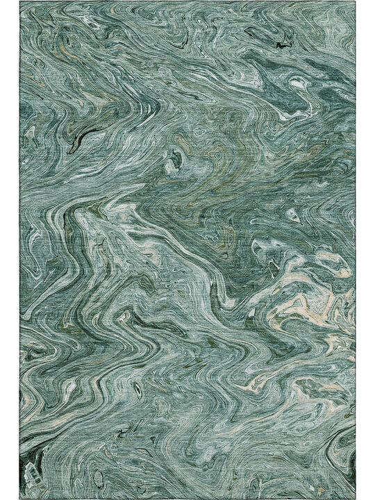 Ravenna RN8 Teal 8' x 10' Rug