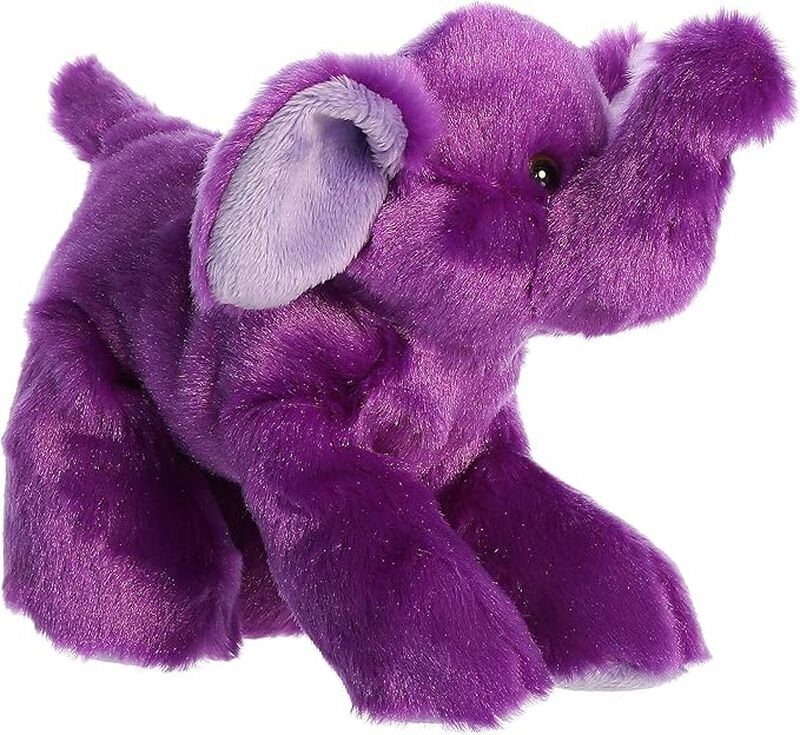 8" Violet Elephant