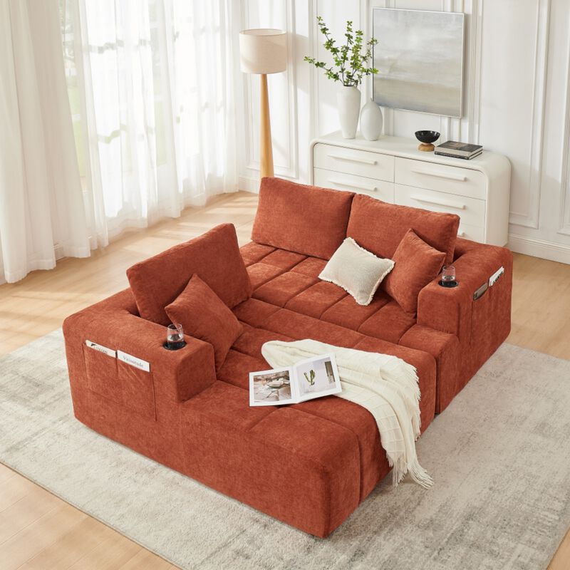 Jigipt L-Shaped Sectional Sofa image number 4
