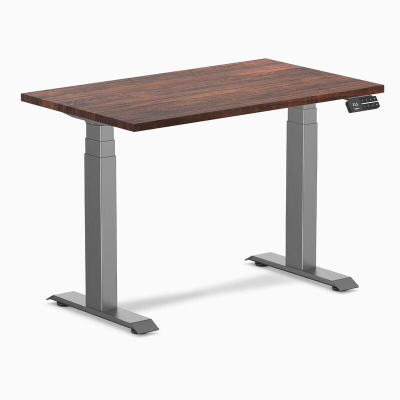Desky Dual Mini Rubberwood Sit Stand Desk image number 0